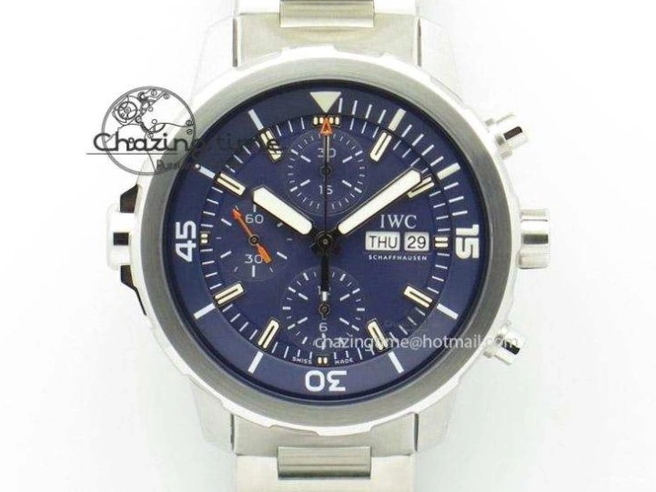 MIROTIME 0402 Refined Portofino Automatic SS MKF 1:1 Best Edition Blue Dial On Blue Leather Strap MIYOTA 9015 V 7201